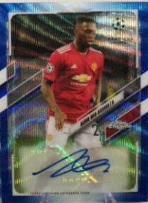 Aaron Wan Bissaka [Blue Wave Refractor] #CA-AWB