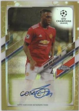 Aaron Wan Bissaka [Gold Bubbles Refractor] #CA-AWB