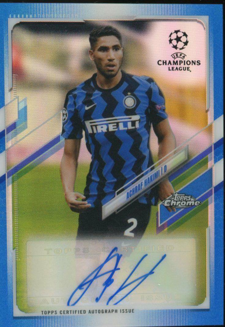 Achraf Hakimi [Blue Refractor] #CA-AH