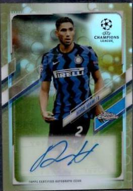 Achraf Hakimi [Gold Bubbles Refractor] #CA-AH