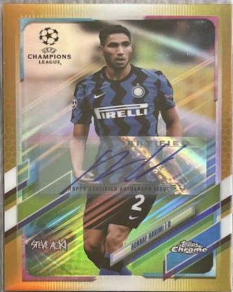 Achraf Hakimi [Gold Refractor] #CA-AH