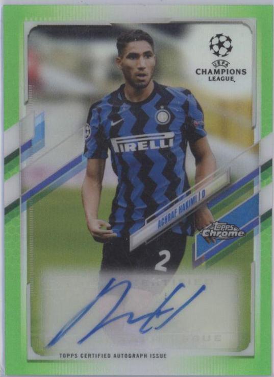 Achraf Hakimi [Neon Green Refractor] #CA-AH