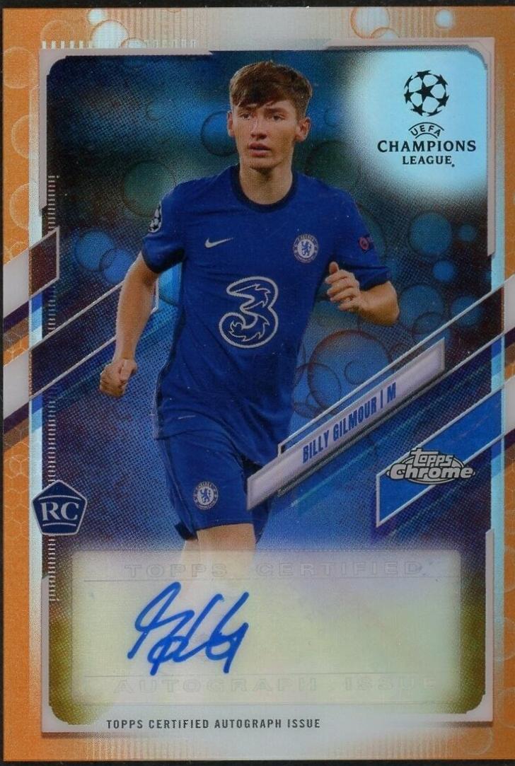 Billy Gilmour [Orange Bubbles Refractor] #CA-BG