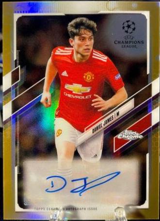 Daniel James [Gold Bubbles Refractor] #CA-DNJ
