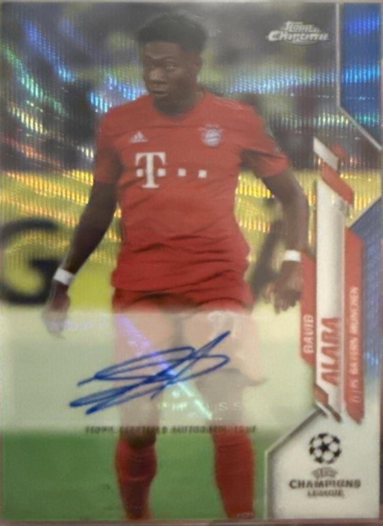 David Alaba [Blue Wave Refractor] #CA-DA