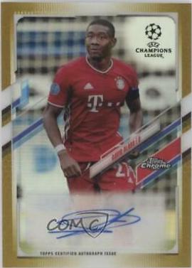 David Alaba [Gold Refractor] #CA-DA