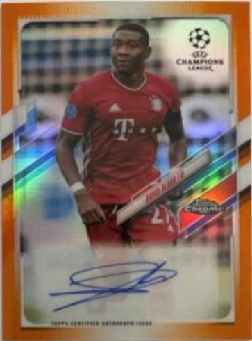 David Alaba [Orange Refractor] #CA-DA