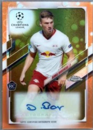Dennis Borkowski [Orange Bubbles Refractor] #CA-DB