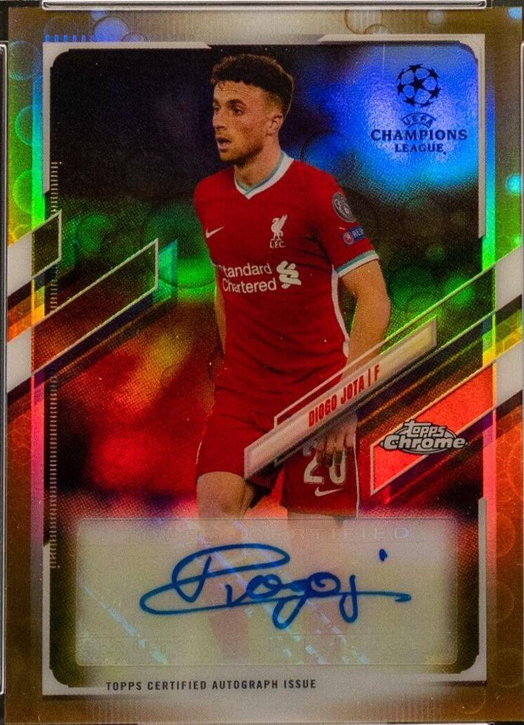 Diogo Jota [Gold Bubbles Refractor] #CA-DJ