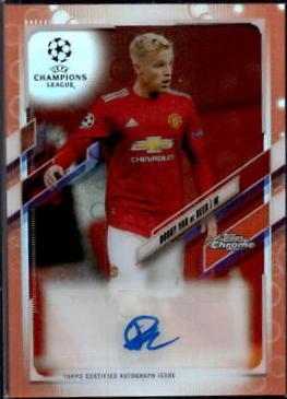 Donny van de Beek [Orange Bubbles Refractor] #CA-DV