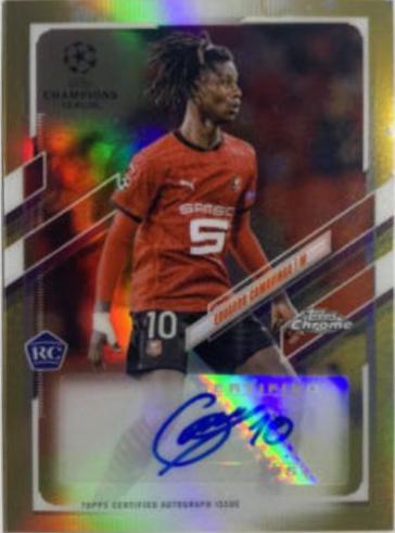 Eduardo Camavinga [Gold Bubbles Refractor] #CA-EC