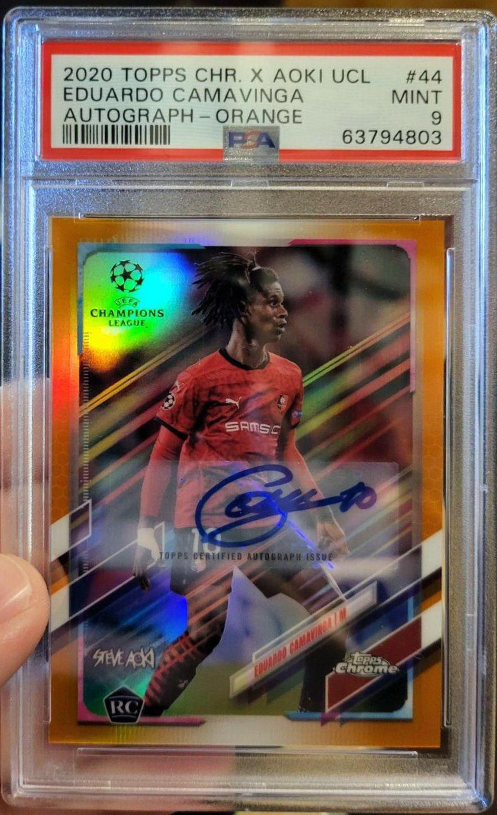 Eduardo Camavinga [Orange Refractor] #CA-EC