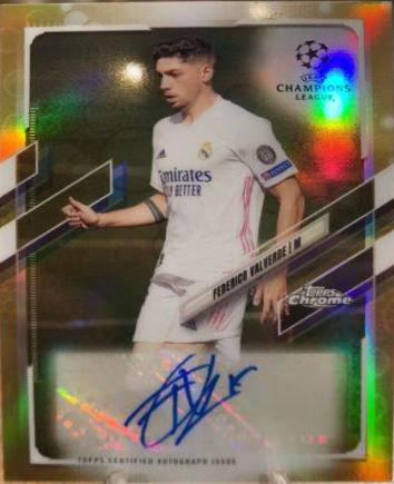 Federico Valverde [Gold Bubbles Refractor] #CA-FV