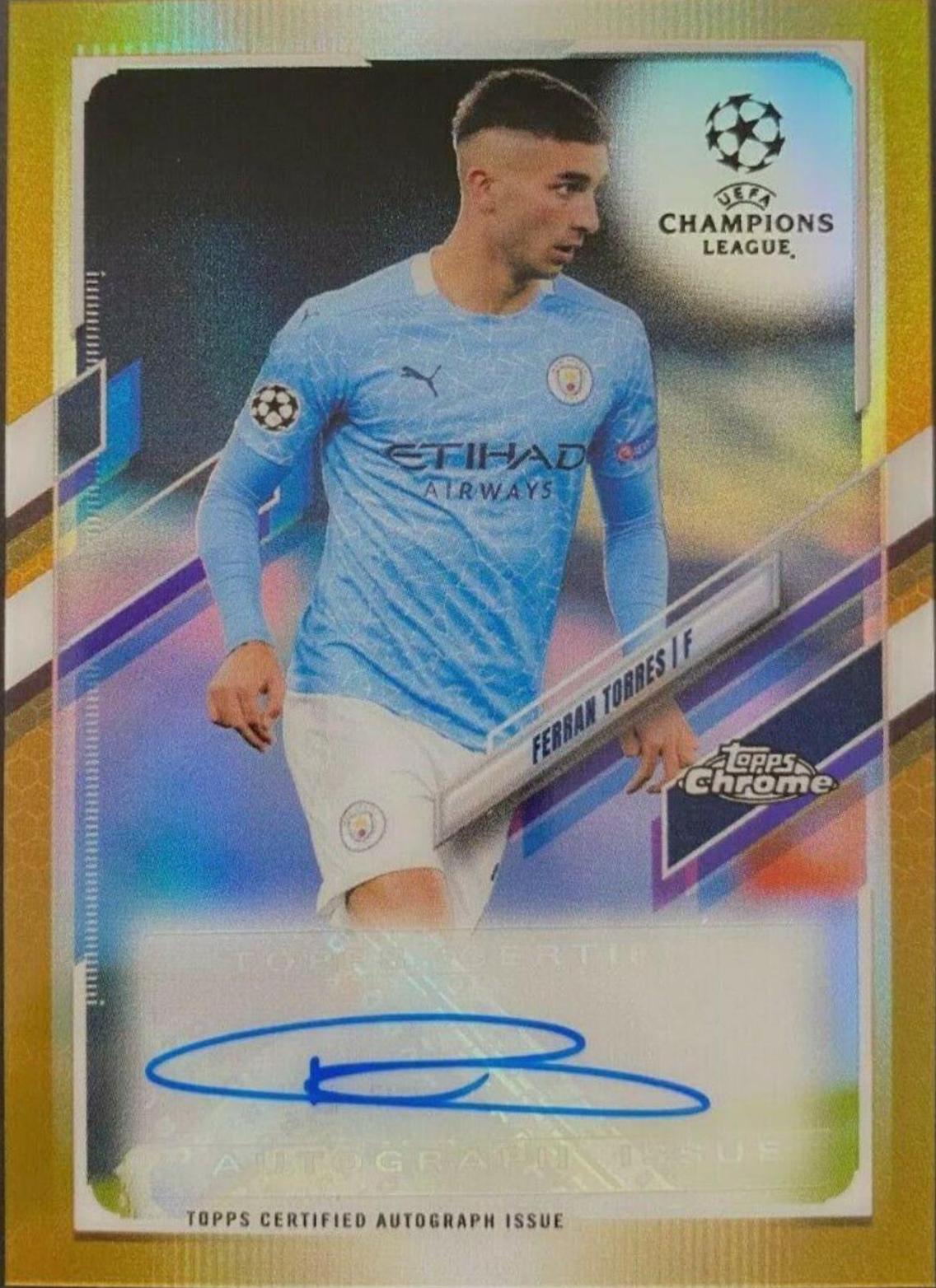 Ferran Torres [Gold Refractor] #CA-FT