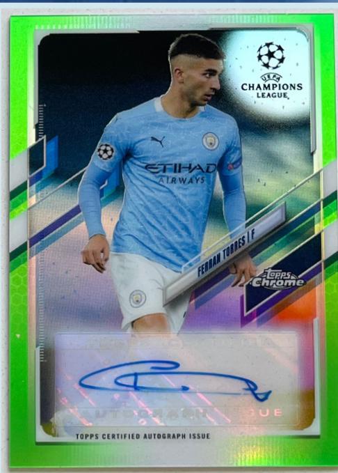 Ferran Torres [Neon Green Refractor] #CA-FT
