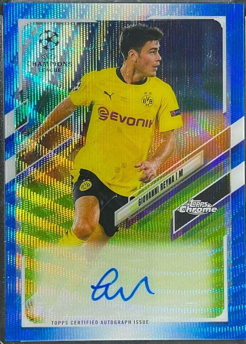 Giovanni Reyna [Blue Wave Refractor] #CA-GRE