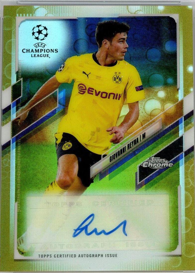 Giovanni Reyna [Gold Bubbles Refractor] #CA-GRE