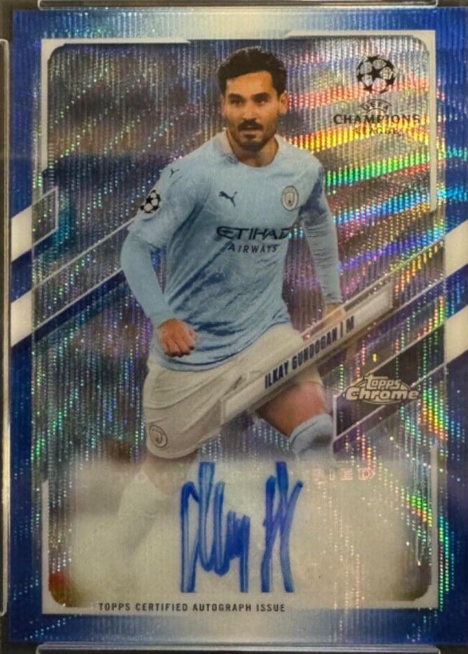 Ilkay Gundogan [Blue Wave Refractor] #CA-IG