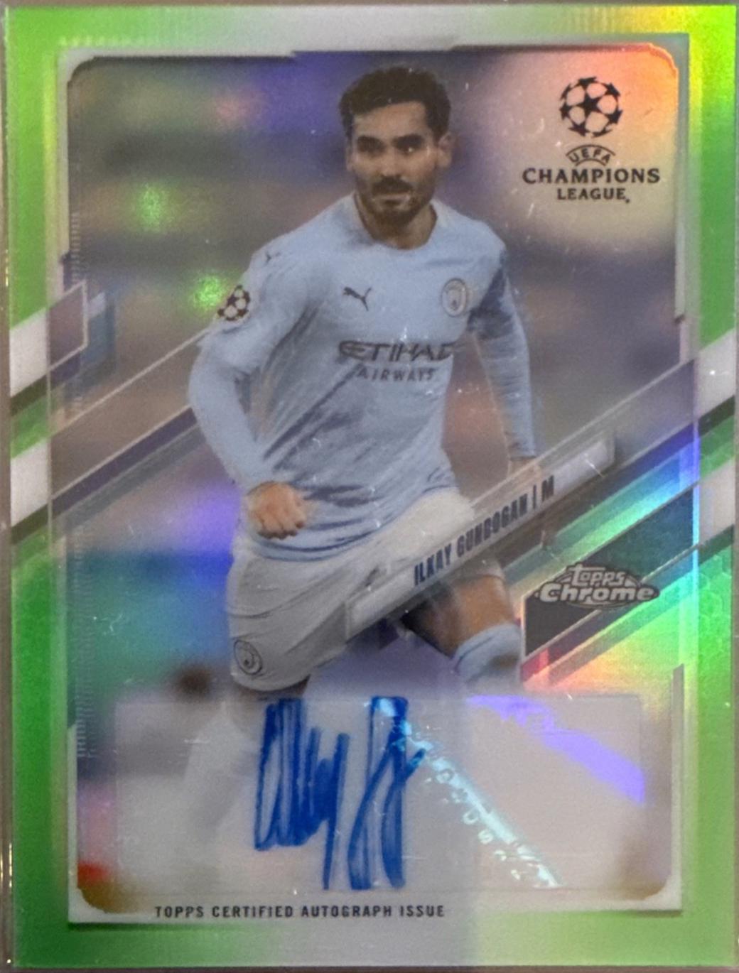 Ilkay Gundogan [Neon Green Refractor] #CA-IG