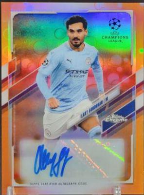 Ilkay Gundogan [Orange Bubbles Refractor] #CA-IG