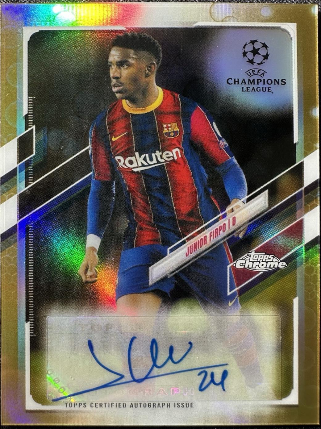 Junior Firpo [Gold Refractor] #CA-JFI