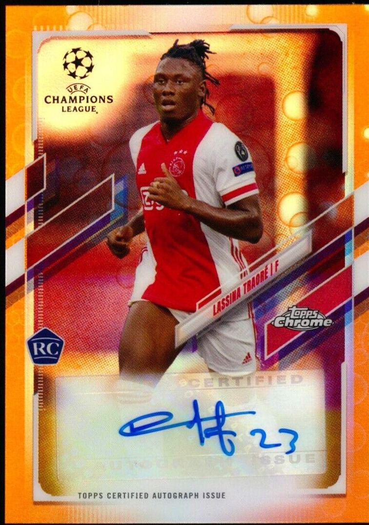 Lassina Traore [Orange Bubbles Refractor] #CA-LT