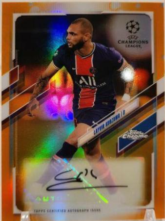 Layvin Kurzawa [Orange Bubbles Refractor] #CA-LK