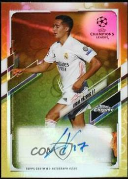 Lucas Vazquez [Gold Bubbles Refractor] #CA-LV