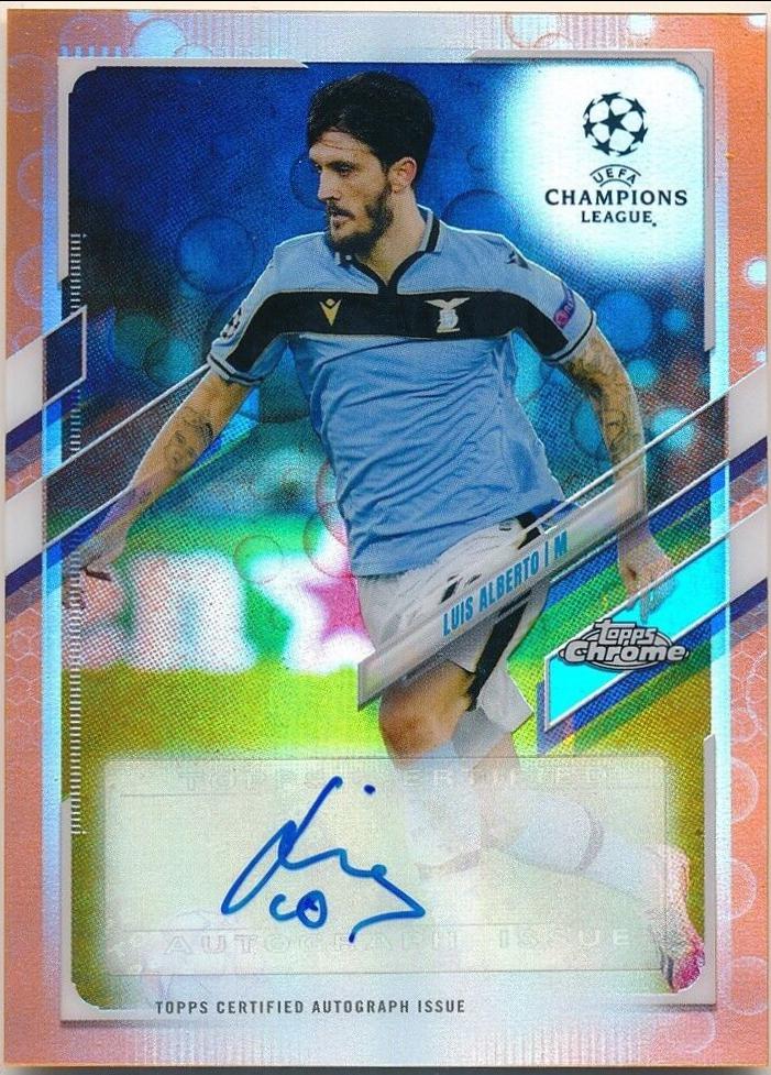Luis Alberto [Orange Bubbles Refractor] #CA-LAL
