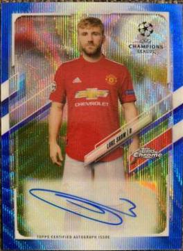 Luke Shaw [Blue Refractor] #CA-LS