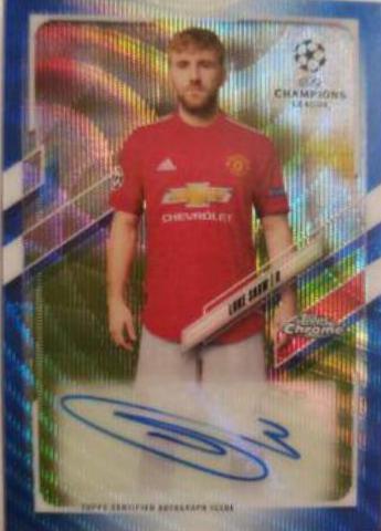 Luke Shaw [Blue Wave Refractor] #CA-LS
