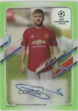 Luke Shaw [Neon Green Refractor] #CA-LS