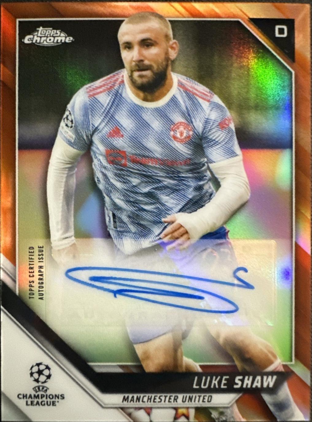 Luke Shaw [Orange Refractor] #CA-LS
