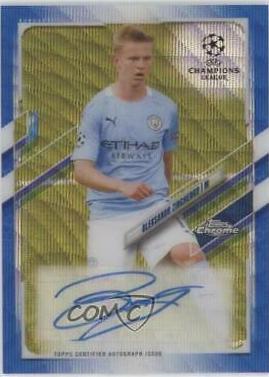 Oleksandr Zinchenko [Blue Wave Refractor] #CA-OZ