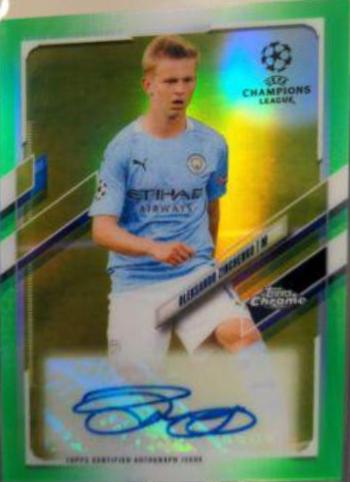 Oleksandr Zinchenko [Neon Green Refractor] #CA-OZ