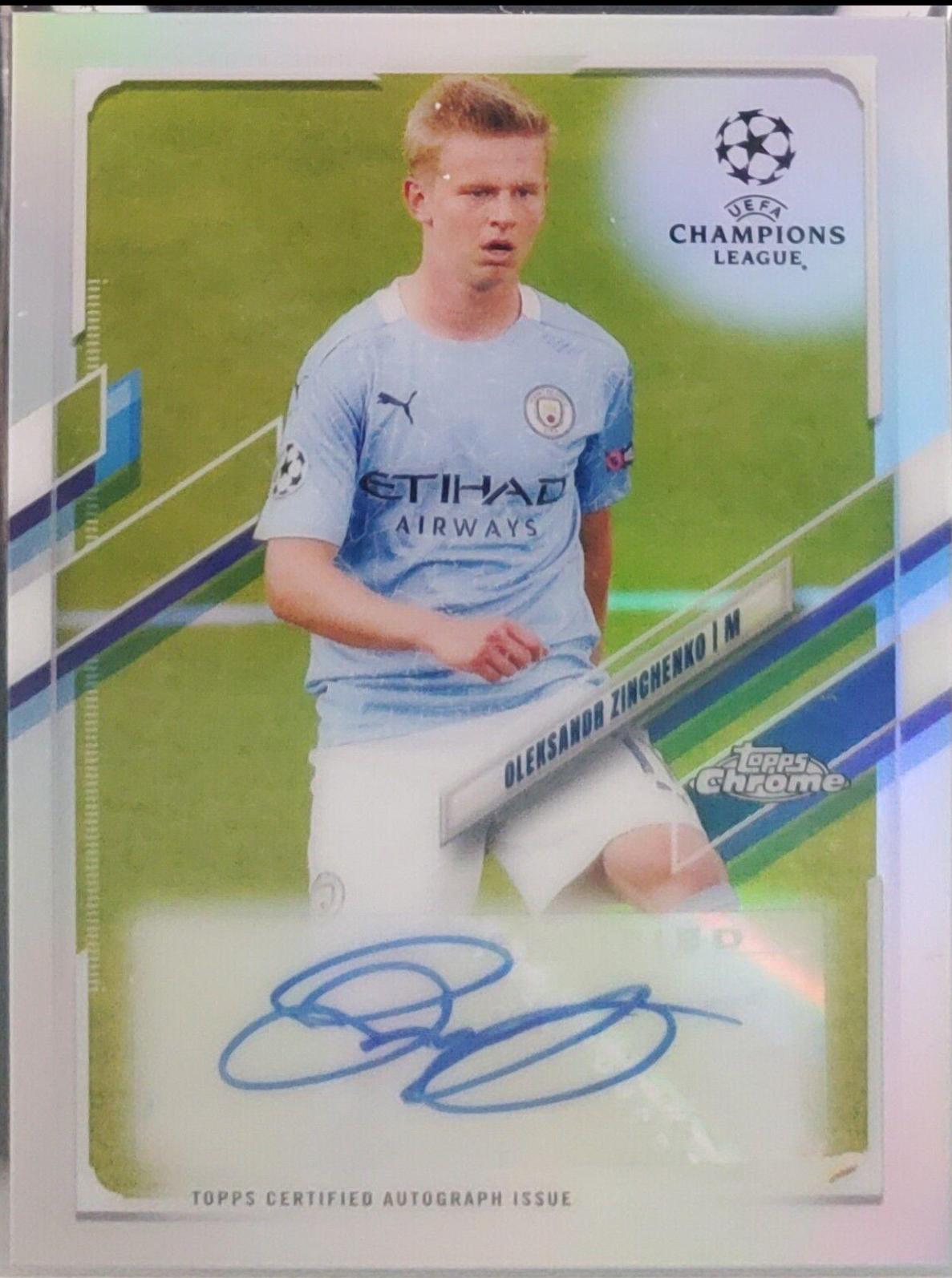 Oleksandr Zinchenko [Red Wave Refractor] #CA-OZ