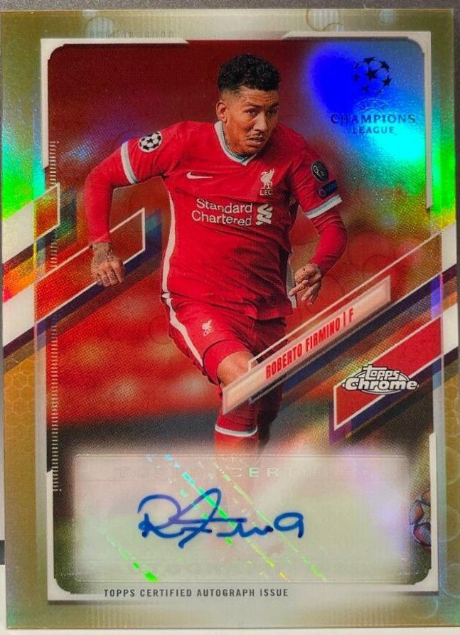 Roberto Firmino [Gold Bubbles Refractor] #CA-RF