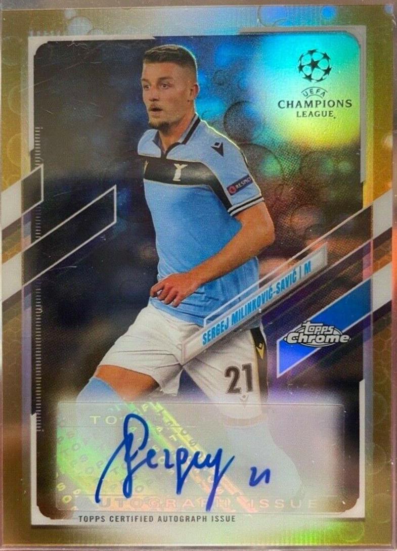 Sergej Milinkovic Savic [Gold Refractor] #CA-SMS