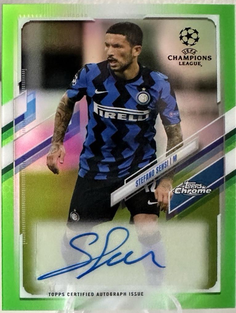 Stefano Sensi [Neon Green Refractor] #CA-SNS