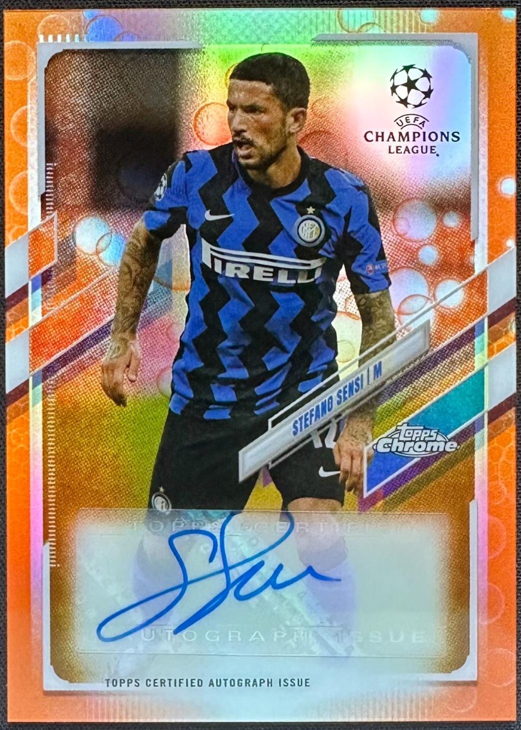Stefano Sensi [Orange Bubbles Refractor] #CA-SNS