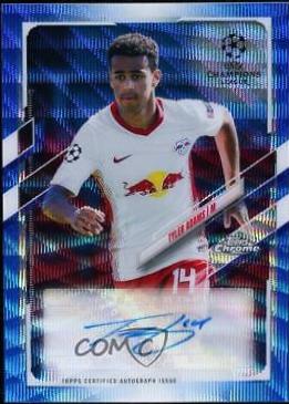 Tyler Adams [Blue Wave Refractor] #CA-TAD