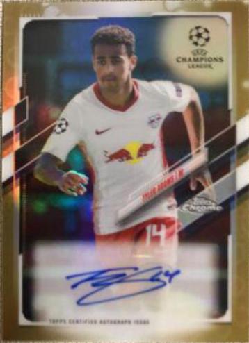 Tyler Adams [Gold Bubbles Refractor] #CA-TAD