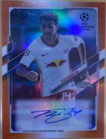 Tyler Adams [Orange Refractor] #CA-TAD