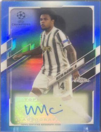Weston McKennie [Blue Refractor] #CA-WMC