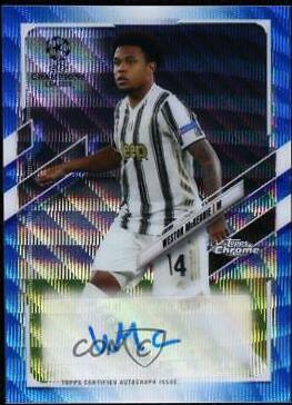 Weston McKennie [Blue Wave Refractor] #CA-WMC