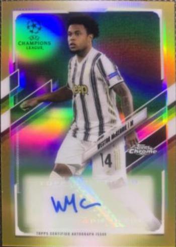 Weston McKennie [Gold Refractor] #CA-WMC