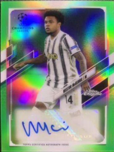 Weston McKennie [Neon Green Refractor] #CA-WMC