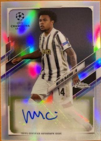 Weston McKennie [Red Wave Refractor] #CA-WMC