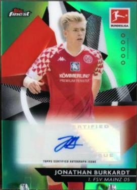 Jonathan Burkardt [Green Refractor] #BCA-JBU