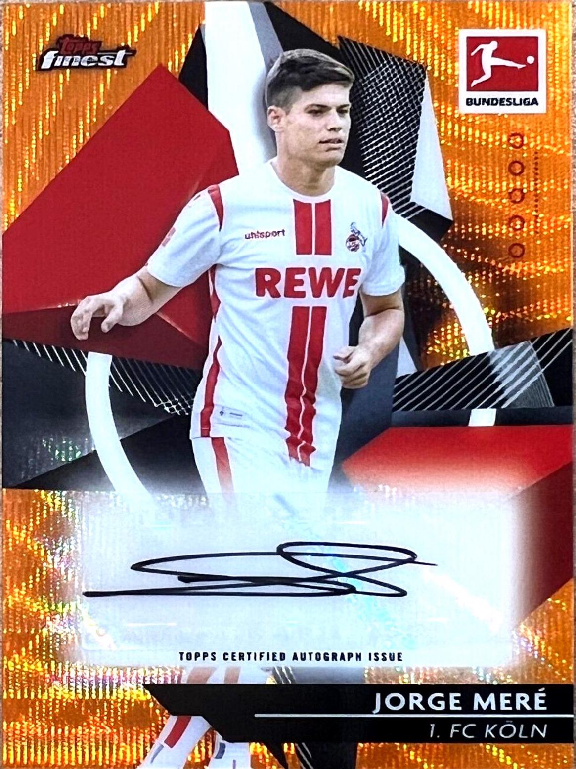 Jorge Mere [Orange Wave Refractor] #BCA-JM